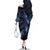 Polynesia Sea Turtle Day Family Matching Off The Shoulder Long Sleeve Dress and Hawaiian Shirt Tribal Honu Plumeria Polynesian Pattern