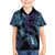 Polynesia Sea Turtle Day Family Matching Off The Shoulder Long Sleeve Dress and Hawaiian Shirt Tribal Honu Plumeria Polynesian Pattern