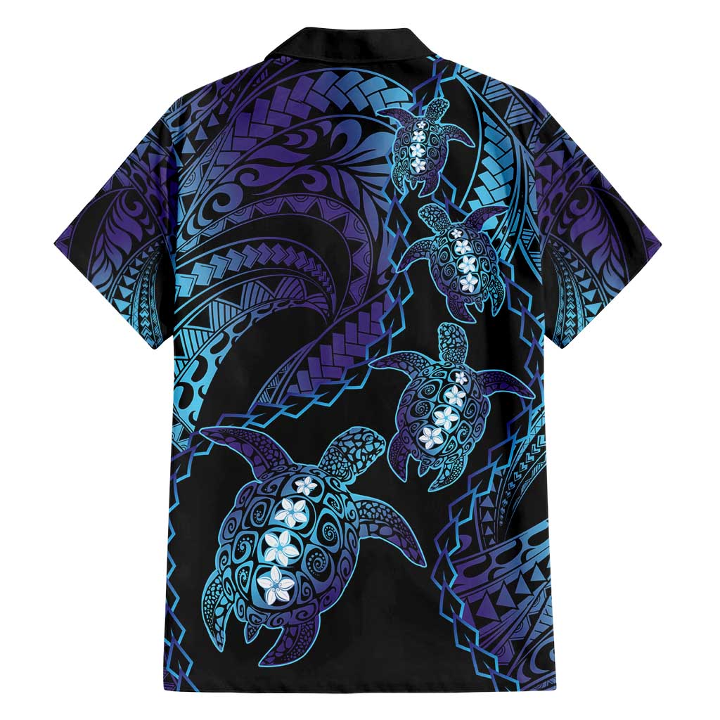 Polynesia Sea Turtle Day Hawaiian Shirt Tribal Honu Plumeria Polynesian Pattern LT14 - Polynesian Pride