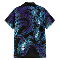 Polynesia Sea Turtle Day Hawaiian Shirt Tribal Honu Plumeria Polynesian Pattern LT14 - Polynesian Pride