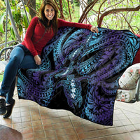 Polynesia Sea Turtle Day Quilt Tribal Honu Plumeria Polynesian Pattern