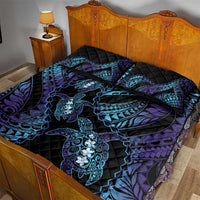 Polynesia Sea Turtle Day Quilt Bed Set Tribal Honu Plumeria Polynesian Pattern LT14 - Polynesian Pride