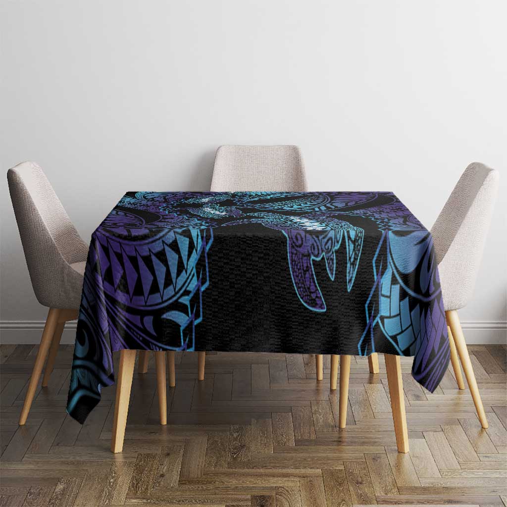Polynesia Sea Turtle Day Tablecloth Tribal Honu Plumeria Polynesian Pattern LT14 - Polynesian Pride