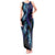 Polynesia Sea Turtle Day Tank Maxi Dress Tribal Honu Plumeria Polynesian Pattern