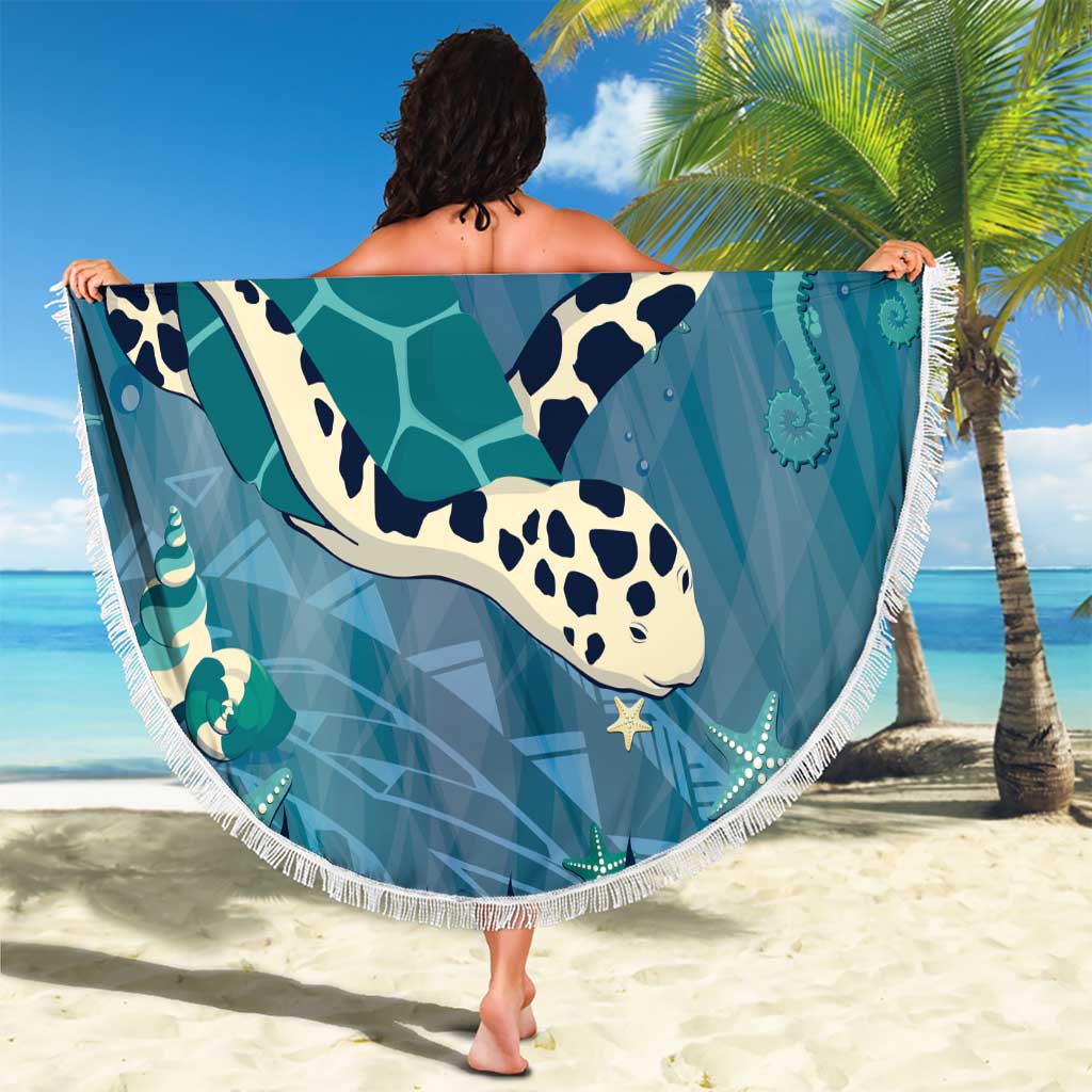 World Sea Turtle Day Polynesia Beach Blanket Go With The Flow LT14 - Polynesian Pride