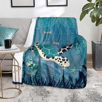 World Sea Turtle Day Polynesia Blanket Go With The Flow LT14 - Polynesian Pride