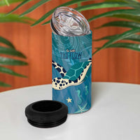 World Sea Turtle Day Polynesia 4 in 1 Can Cooler Tumbler Go With The Flow LT14 - Polynesian Pride