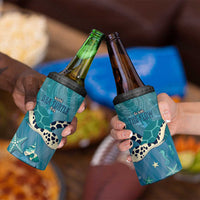 World Sea Turtle Day Polynesia 4 in 1 Can Cooler Tumbler Go With The Flow LT14 - Polynesian Pride