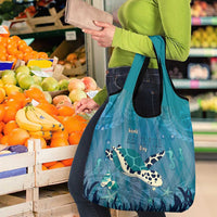 World Sea Turtle Day Polynesia Grocery Bag Go With The Flow