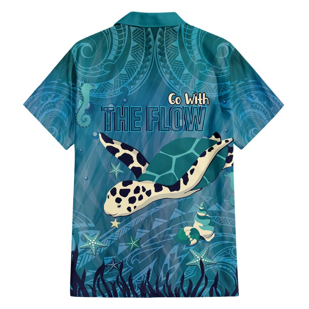 World Sea Turtle Day Polynesia Hawaiian Shirt Go With The Flow LT14 - Polynesian Pride