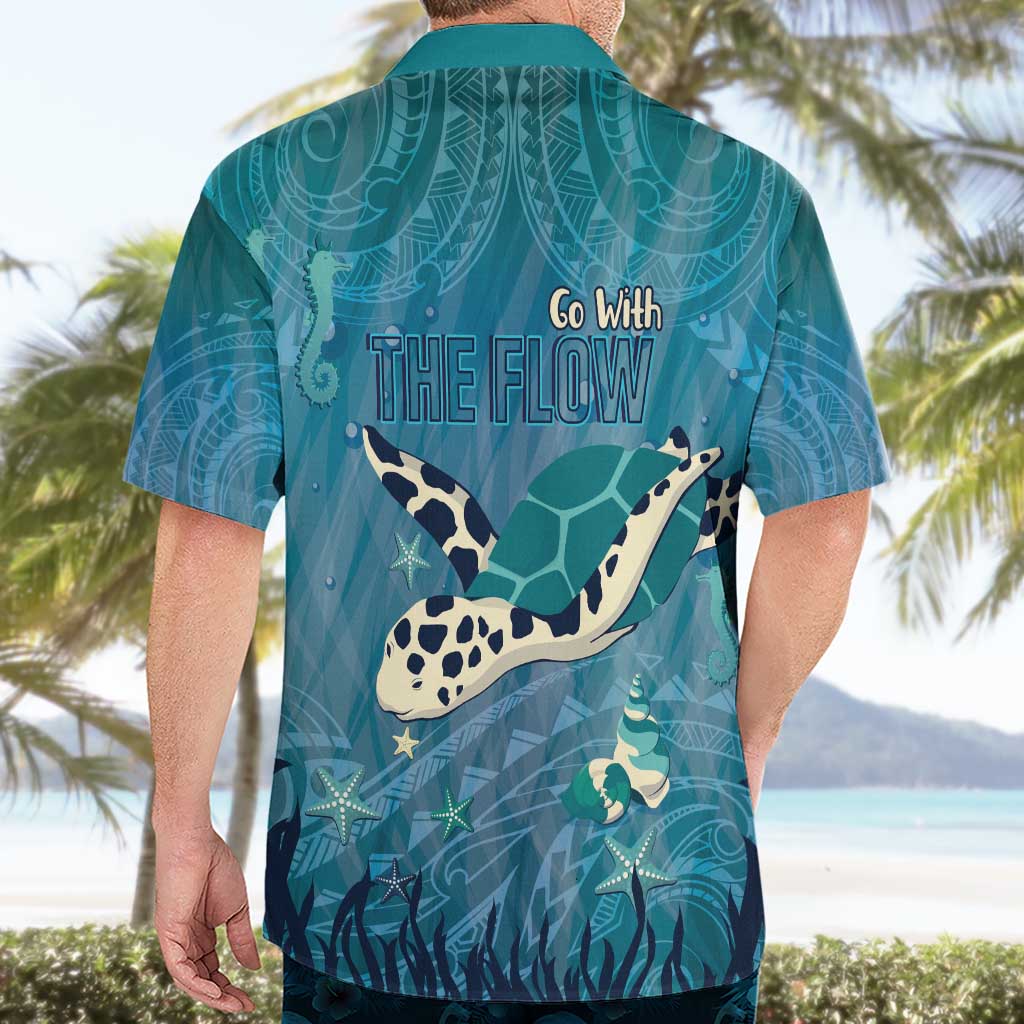 World Sea Turtle Day Polynesia Hawaiian Shirt Go With The Flow LT14 - Polynesian Pride