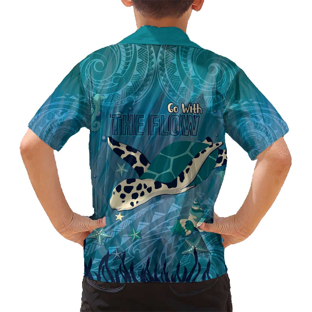 World Sea Turtle Day Polynesia Hawaiian Shirt Go With The Flow LT14 - Polynesian Pride