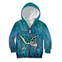World Sea Turtle Day Polynesia Kid Hoodie Go With The Flow