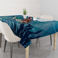 World Sea Turtle Day Polynesia Tablecloth Go With The Flow LT14 - Polynesian Pride