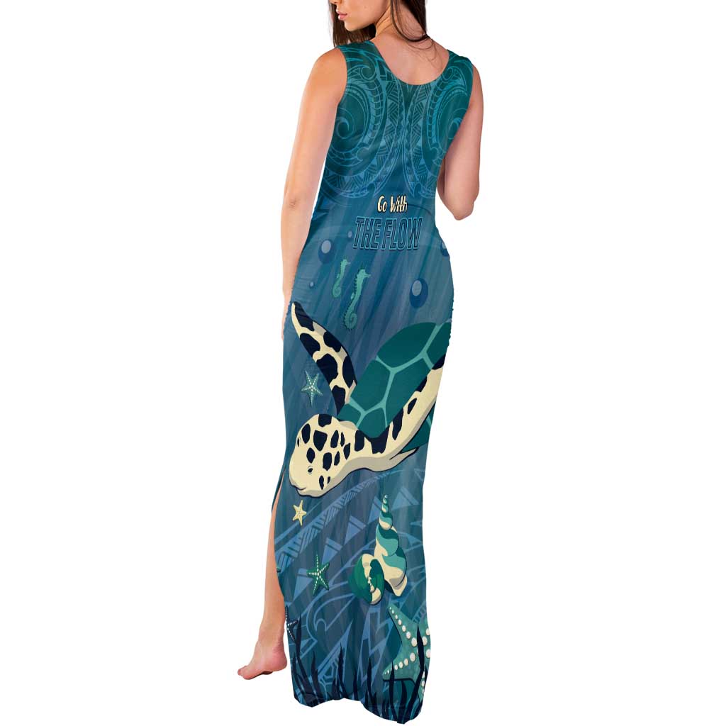 World Sea Turtle Day Polynesia Tank Maxi Dress Go With The Flow