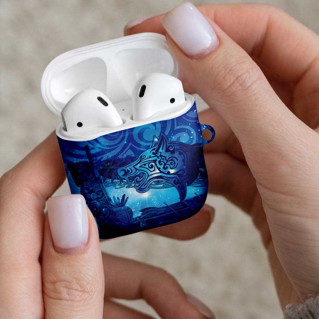 Kuri New Zealand Matariki AirPods Case Aotearoa Dog Waka Maori New Year Galaxy Vibes