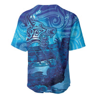 Kuri New Zealand Matariki Baseball Jersey Aotearoa Dog Waka Maori New Year Galaxy Vibes