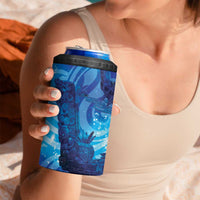 Kuri New Zealand Matariki 4 in 1 Can Cooler Tumbler Aotearoa Dog Waka Maori New Year Galaxy Vibes