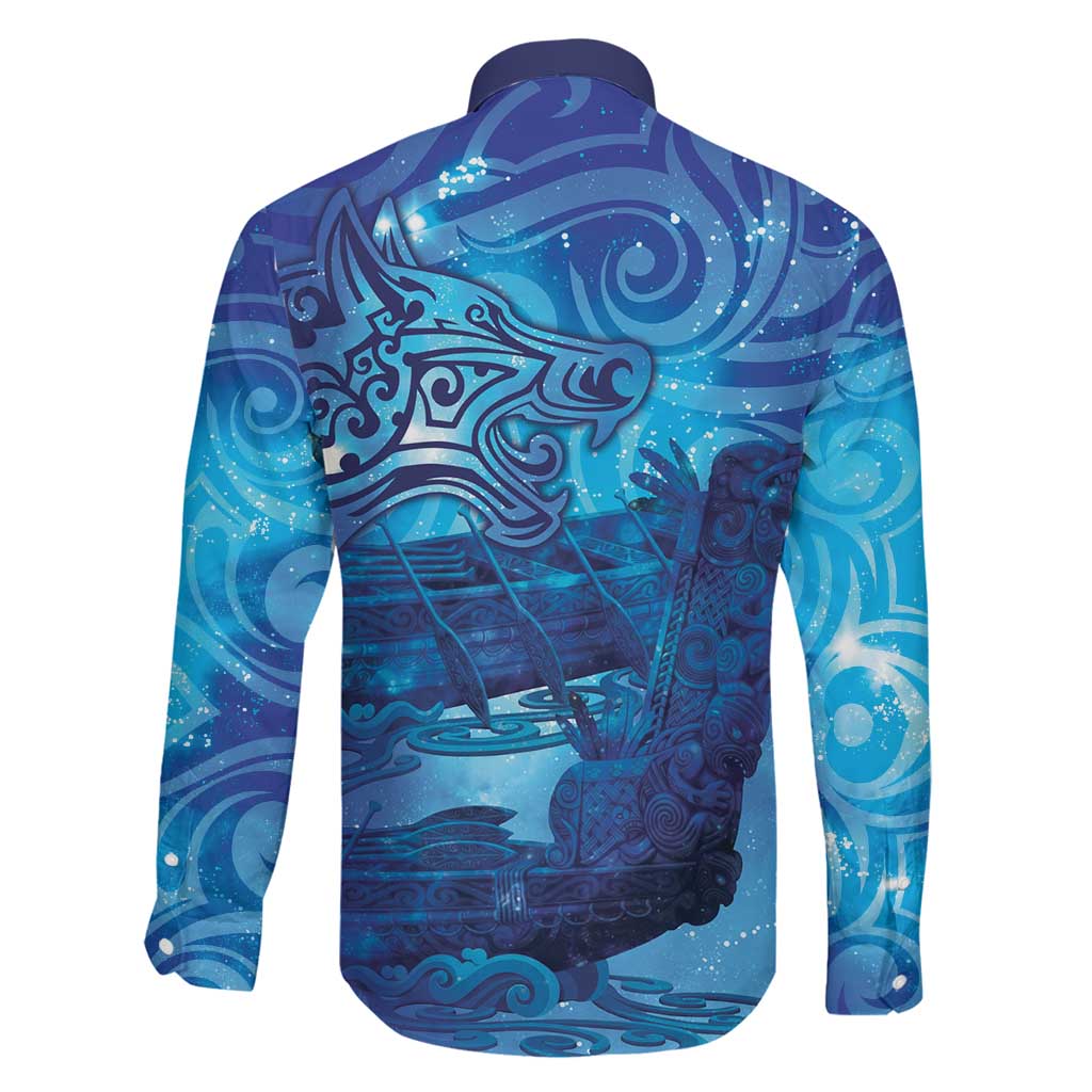 Kuri New Zealand Matariki Family Matching Off Shoulder Short Dress and Hawaiian Shirt Aotearoa Dog Waka Maori New Year Galaxy Vibes