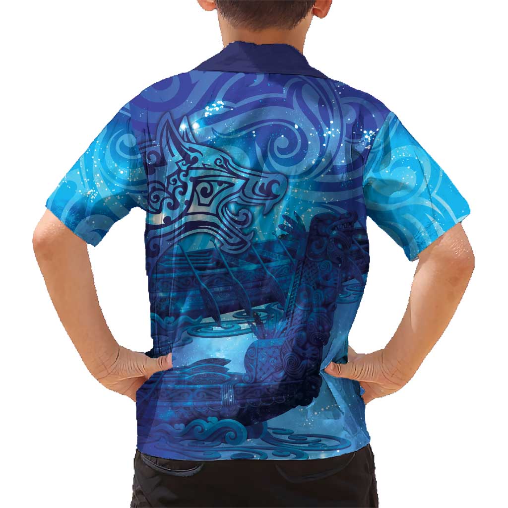 Kuri New Zealand Matariki Family Matching Tank Maxi Dress and Hawaiian Shirt Aotearoa Dog Waka Maori New Year Galaxy Vibes