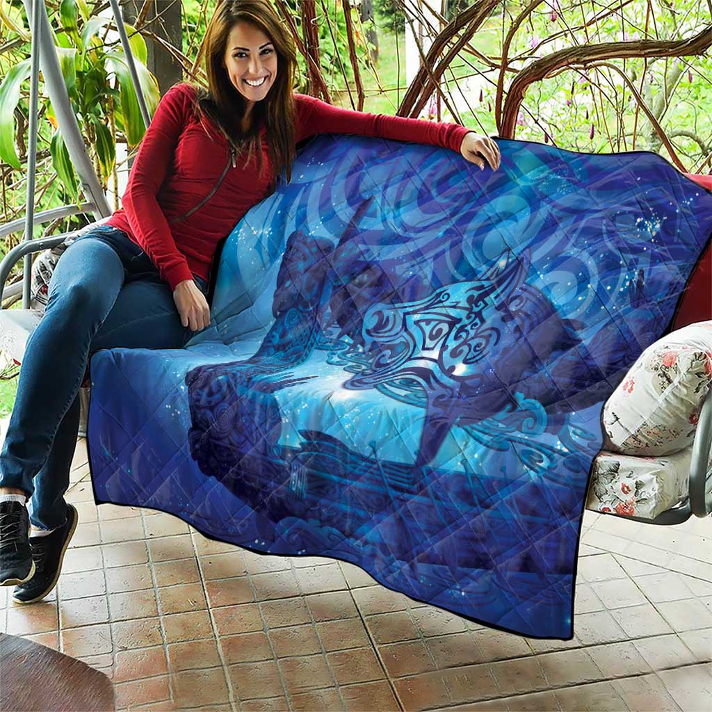 Kuri New Zealand Matariki Quilt Aotearoa Dog Waka Maori New Year Galaxy Vibes