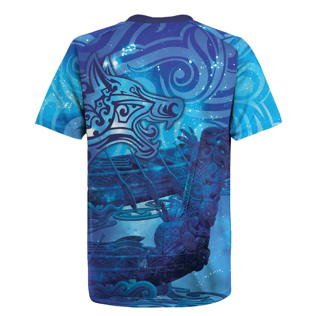 Kuri New Zealand Matariki Rugby Jersey Aotearoa Dog Waka Maori New Year Galaxy Vibes