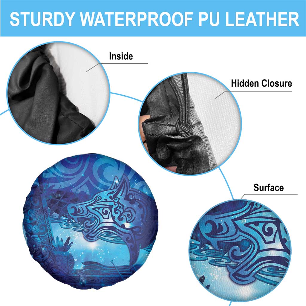 Kuri New Zealand Matariki Spare Tire Cover Aotearoa Dog Waka Maori New Year Galaxy Vibes