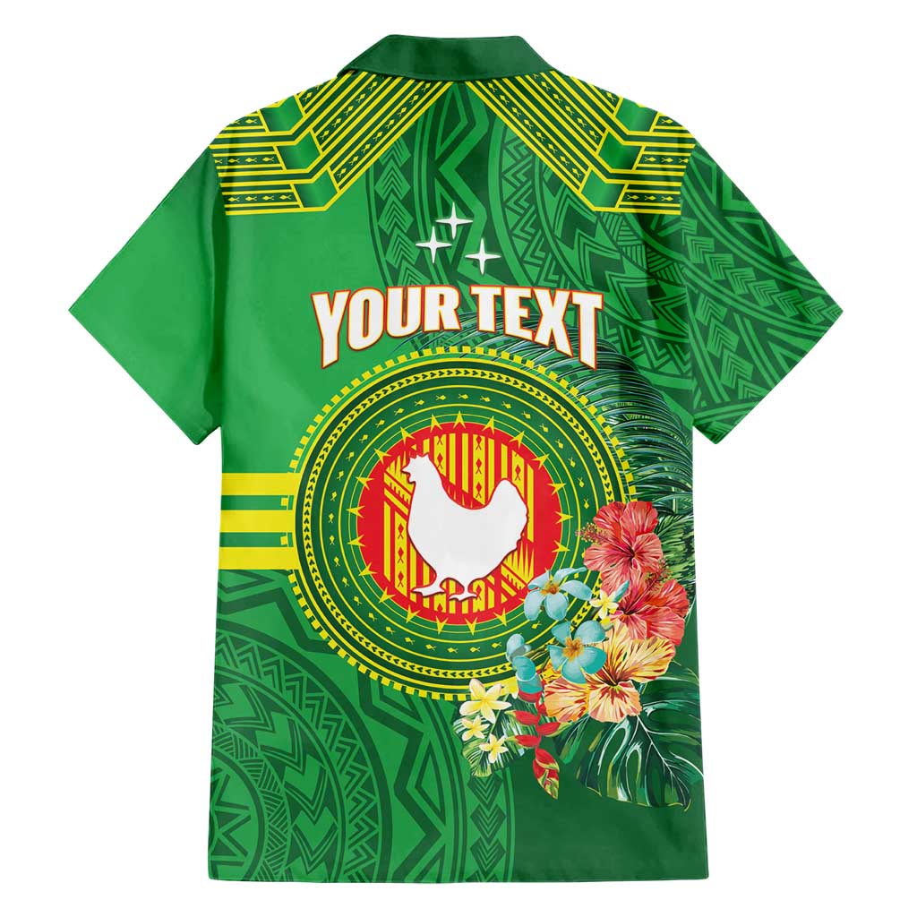 Personalized Manu'a Cession Day Hawaiian Shirt Tropical Flowers With Polynesian Pattern LT14 - Polynesian Pride