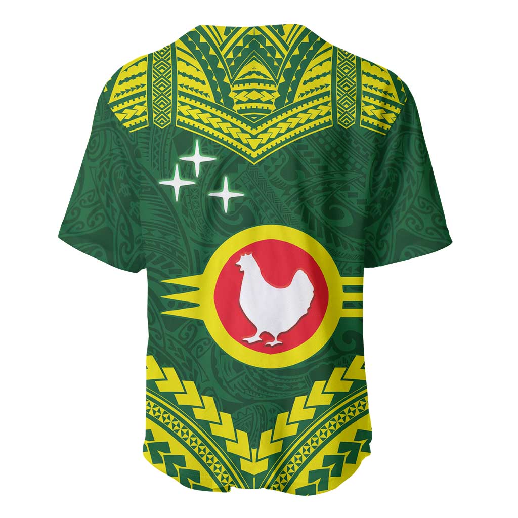 Manu'a Flag Day Baseball Jersey Polynesian Pattern National Color Proud