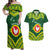 Manu'a Flag Day Couples Matching Off Shoulder Maxi Dress and Hawaiian Shirt Polynesian Pattern National Color Proud