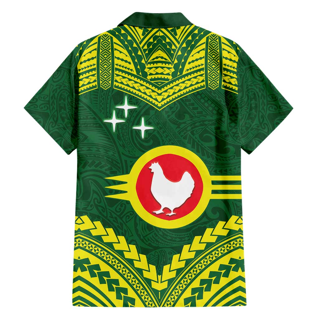 Manu'a Flag Day Hawaiian Shirt Polynesian Pattern National Color Proud LT14 - Polynesian Pride