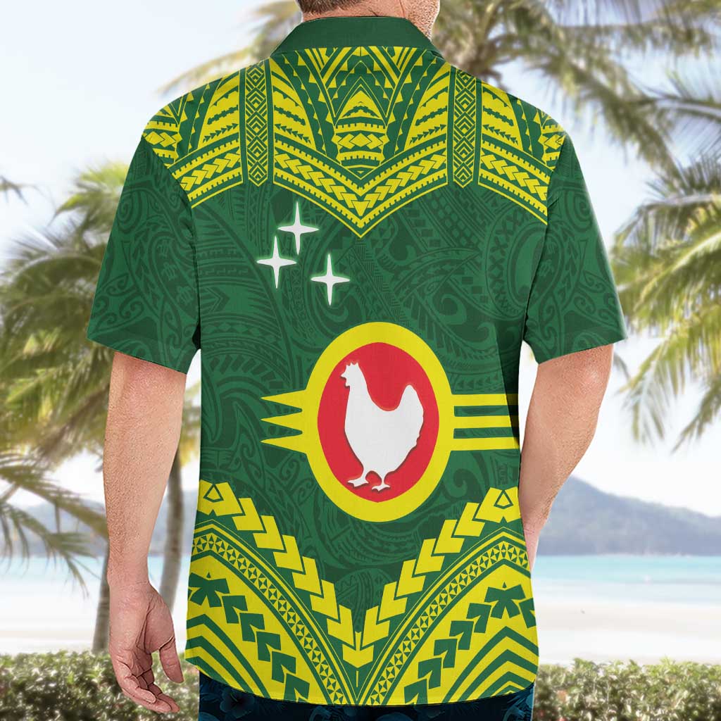 Manu'a Flag Day Hawaiian Shirt Polynesian Pattern National Color Proud LT14 - Polynesian Pride