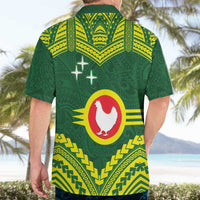 Manu'a Flag Day Hawaiian Shirt Polynesian Pattern National Color Proud LT14 - Polynesian Pride