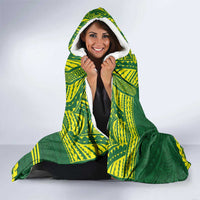 Manu'a Flag Day Hooded Blanket Polynesian Pattern National Color Proud