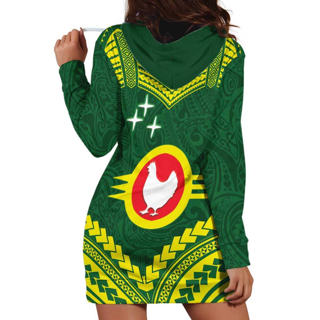 Manu'a Flag Day Hoodie Dress Polynesian Pattern National Color Proud LT14 - Polynesian Pride