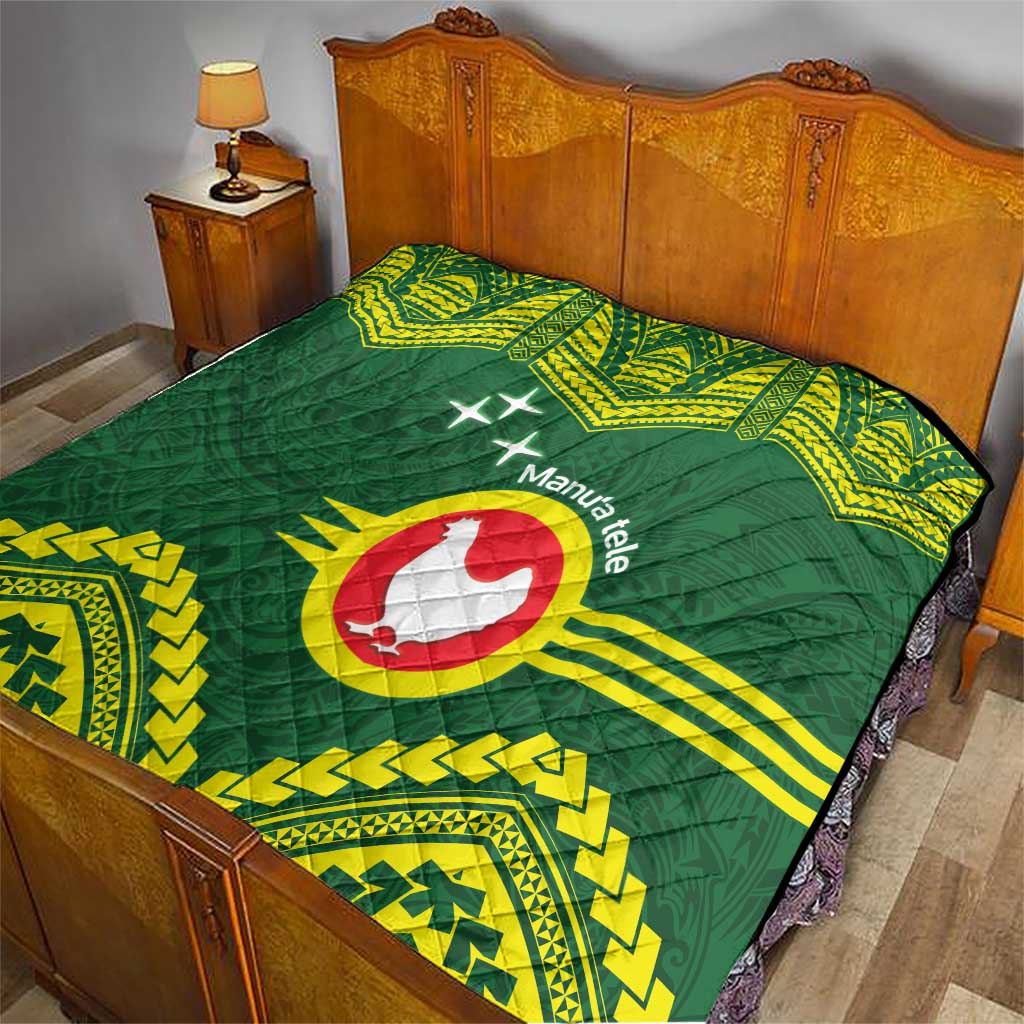 Manu'a Flag Day Quilt Polynesian Pattern National Color Proud