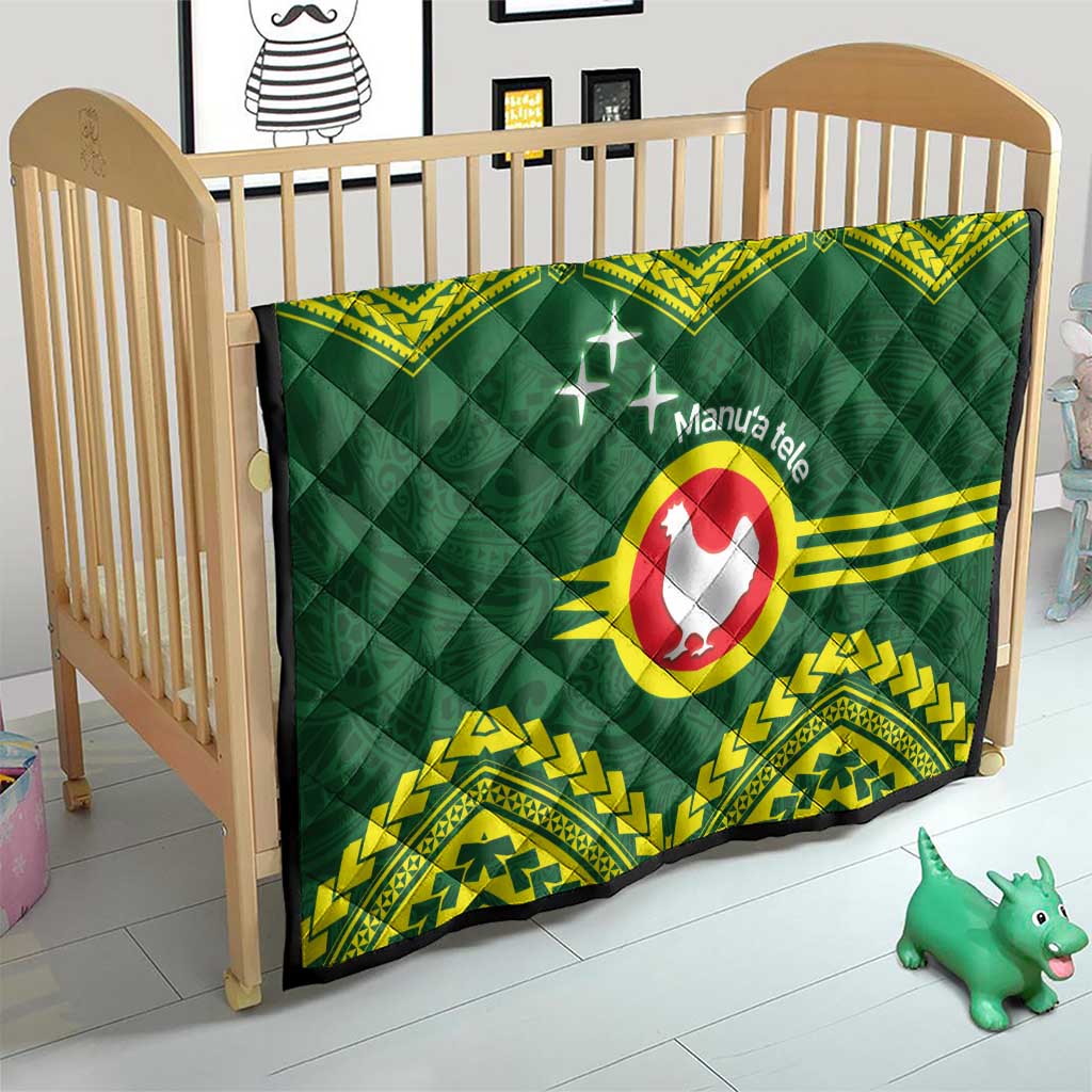 Manu'a Flag Day Quilt Polynesian Pattern National Color Proud