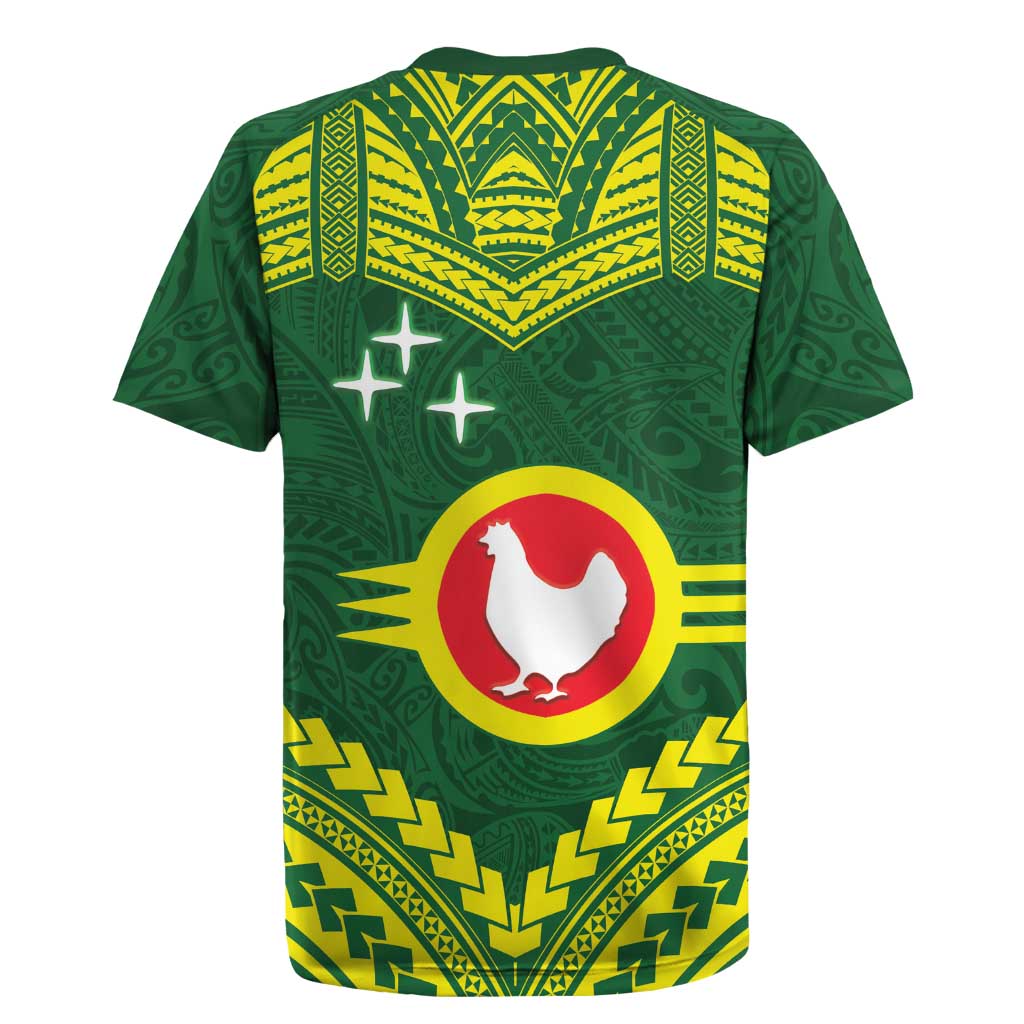 Manu'a Flag Day Rugby Jersey Polynesian Pattern National Color Proud LT14 - Polynesian Pride