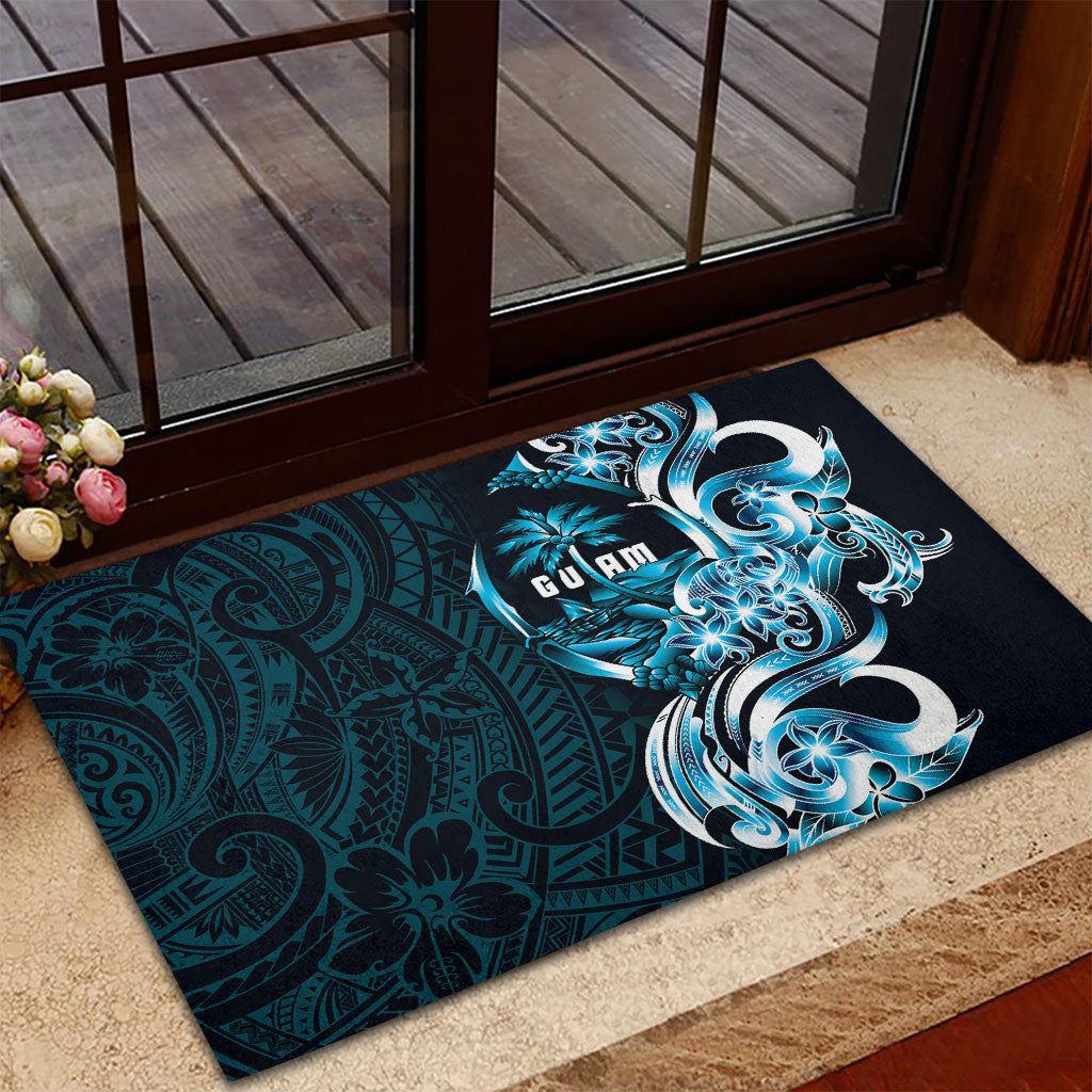 Asut Guam Chamorro Rubber Doormat Guahan Seal Tattoo LT14 - Polynesian Pride