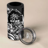 Attelong Guam Chamorro 4 in 1 Can Cooler Tumbler Guahan Seal Tattoo LT14 - Polynesian Pride
