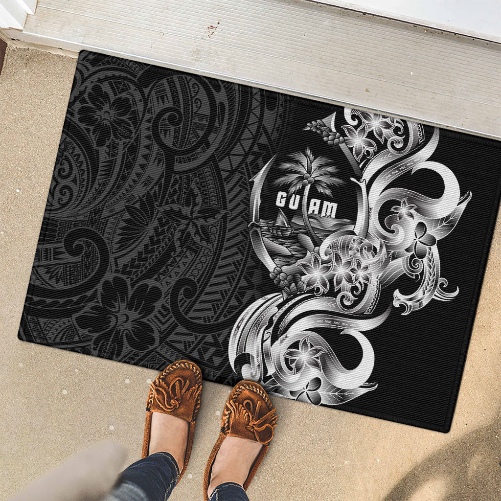 Attelong Guam Chamorro Rubber Doormat Guahan Seal Tattoo LT14 - Polynesian Pride