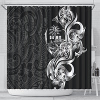 Attelong Guam Chamorro Shower Curtain Guahan Seal Tattoo LT14 - Polynesian Pride