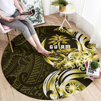Amariyu Guam Chamorro Round Carpet Guahan Seal Tattoo LT14 - Polynesian Pride