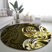 Amariyu Guam Chamorro Round Carpet Guahan Seal Tattoo LT14 - Polynesian Pride