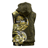 Amariyu Guam Chamorro Sleeveless Hoodie Guahan Seal Tattoo LT14 - Polynesian Pride