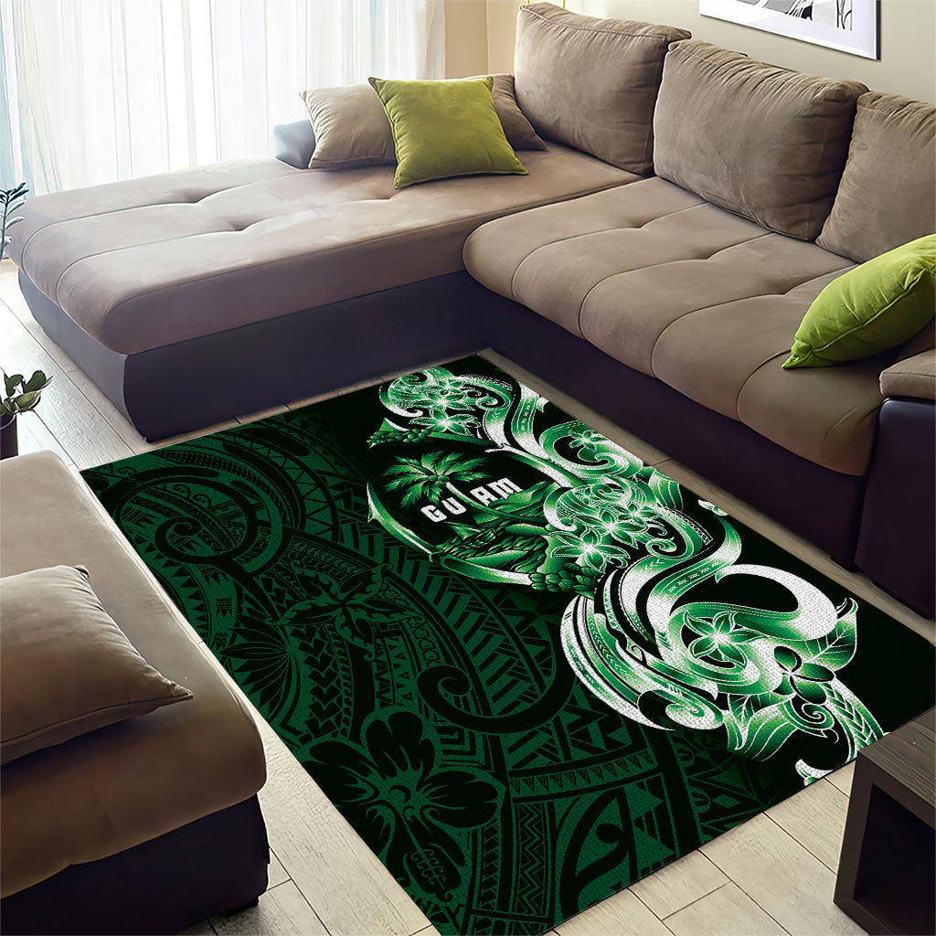 Betde Guam Chamorro Area Rug Guahan Seal Tattoo LT14 - Polynesian Pride