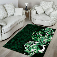 Betde Guam Chamorro Area Rug Guahan Seal Tattoo LT14 - Polynesian Pride