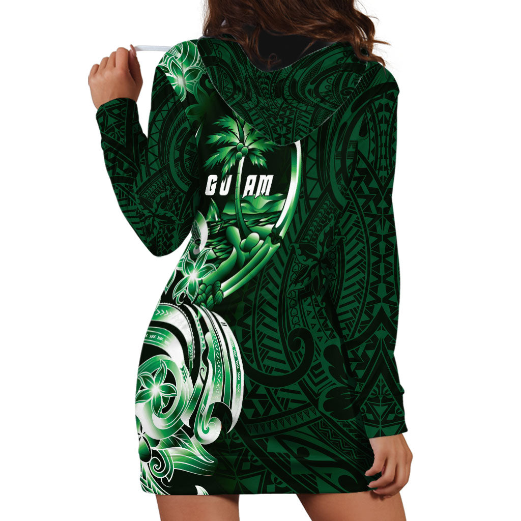 Betde Guam Chamorro Hoodie Dress Guahan Seal Tattoo LT14 - Polynesian Pride