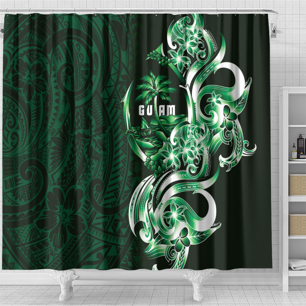 Betde Guam Chamorro Shower Curtain Guahan Seal Tattoo LT14 - Polynesian Pride