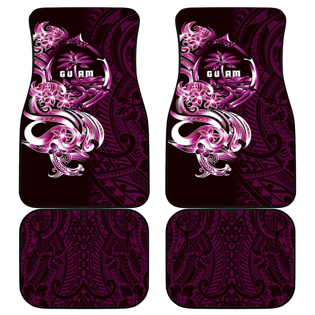 Kulot Di Rosa Guam Chamorro Car Mats Guahan Seal Tattoo LT14 - Polynesian Pride
